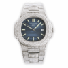 Replica Nautilus 5711-1300A-001 Patek Philippe </br> <span style="color: #a8927b; font-size: 90%;">40 mm, Blue Dial, Iced Out </span>