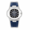 Replica Nautilus 5711-001 Patek Philippe </br> <span style="color: #a8927b; font-size: 90%;">40 mm, Dark Blue Dial, Blue Rubber</span>