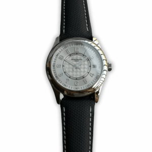 Replica Calatrava 6007G-014 Blue Watch with Matte Blue-Gray Dial and 18K White Gold Case