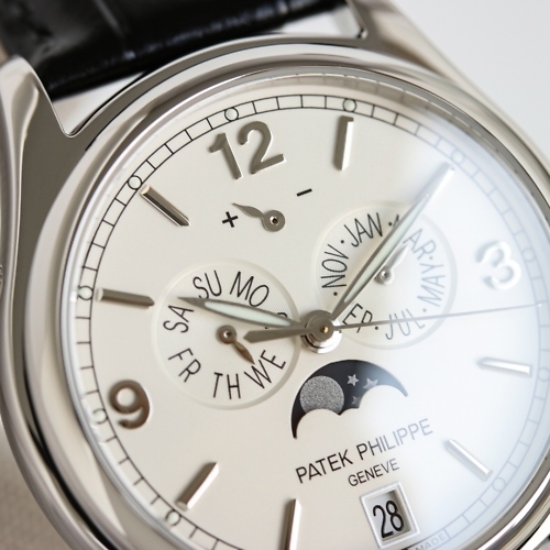 Replica Complications 5146G-001 Patek Philippe ANNUAL CALENDAR  39 mm,White gold