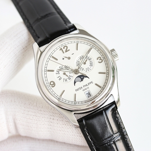 Replica Complications 5146G-001 Patek Philippe ANNUAL CALENDAR  39 mm,White gold