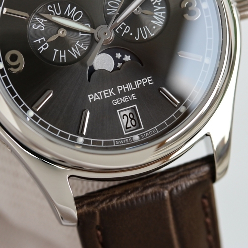 Replica Complications 5146G-001 Patek Philippe ANNUAL CALENDAR 39 mm,White gold, Graphite Dial
