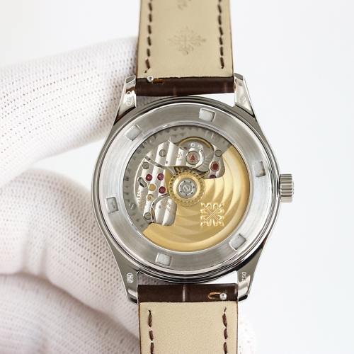 Replica Complications 5146G-001 Patek Philippe ANNUAL CALENDAR  39 mm,White gold, Yellow Dial