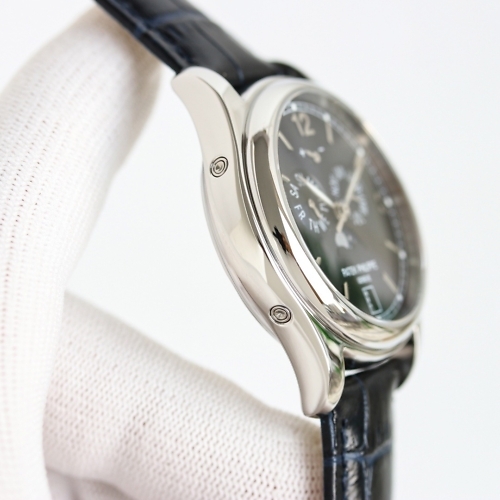 Replica Complications 5146P-001 Patek Philippe ANNUAL CALENDAR  39 mm,White gold, Black Dial