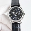 Side profile of Patek Philippe 5146P showing case thickness and crown