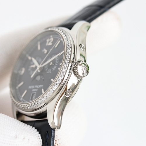 Replica Complications 5146P-001 Patek Philippe ANNUAL CALENDAR  39 mm,White gold, Blue Graphite