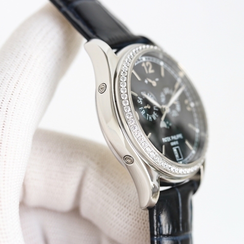 Replica Complications 5146P-001 Patek Philippe ANNUAL CALENDAR  39 mm,White gold, Blue Graphite