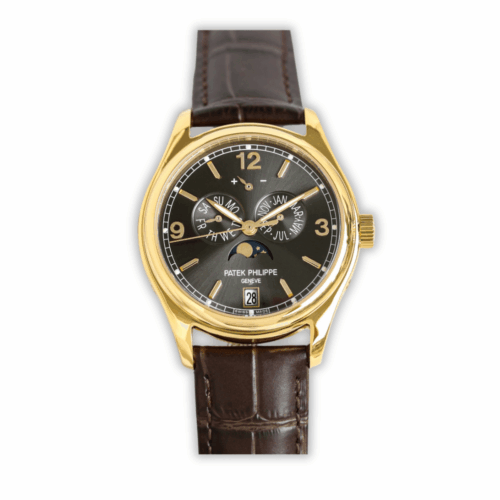 Replica Patek Philippe Complications 5146G-001 annual calendar white gold watch