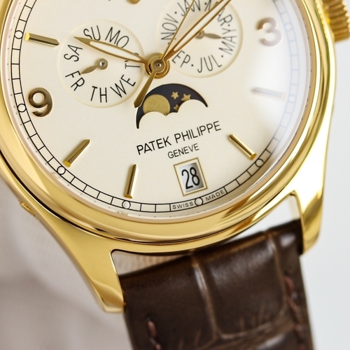 Replica Complications 5146G-001 Patek Philippe ANNUAL CALENDAR  39 mm,Yellow gold, Yellow Dial