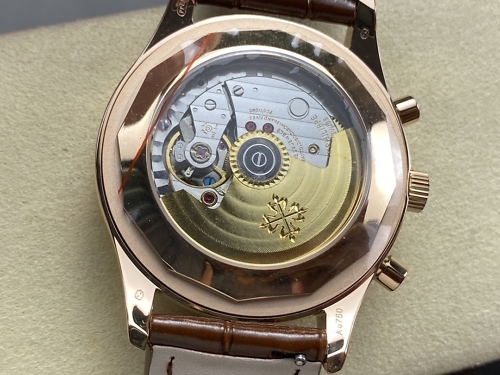Replica Complications 5960R-012 Patek Philippe Annual Calendar Chronograph  40 mm,Rose Gold, White  Dial