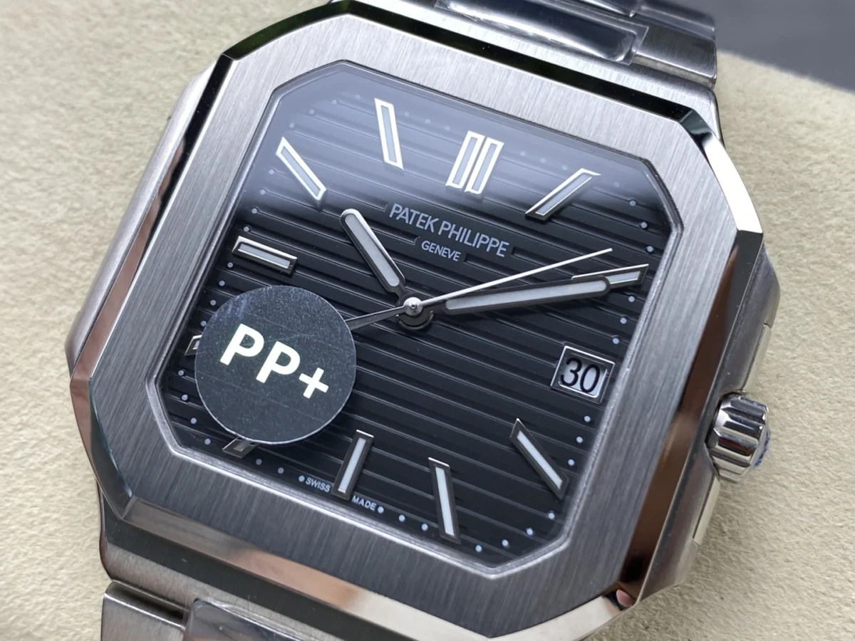Replica Cubitus 5821 Patek Philippe </br> <span style="color: #a8927b; font-size: 90%;">45 mm Black Dial</span> - Image 9