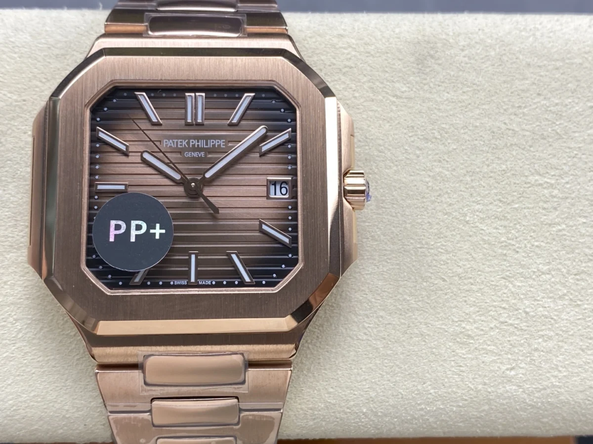 Replica Cubitus 5821 Patek Philippe </br> <span style="color: #a8927b; font-size: 90%;">45 mm Rose Gold Brown Ombre Dial</span> - Image 2