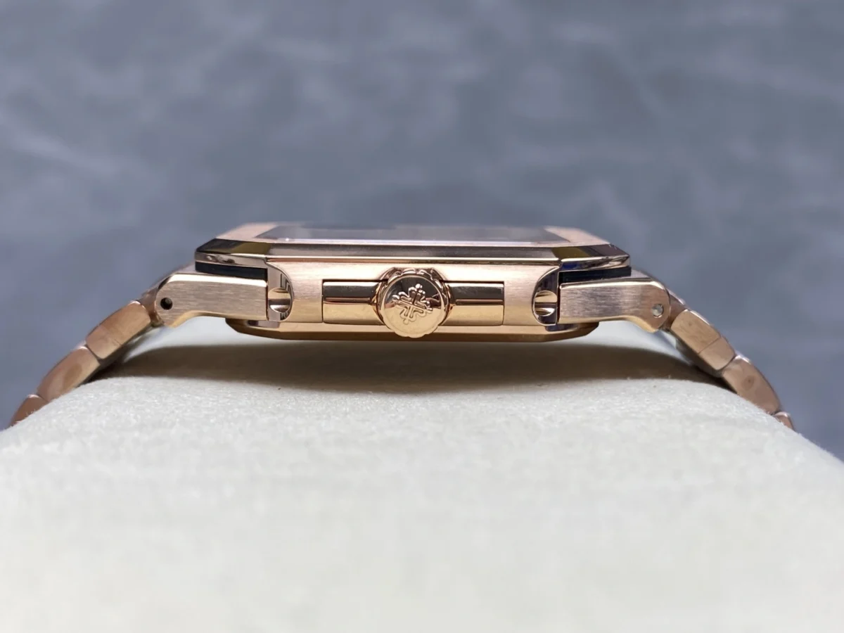 Replica Cubitus 5821 Patek Philippe </br> <span style="color: #a8927b; font-size: 90%;">45 mm Rose Gold White Dial</span> - Image 10