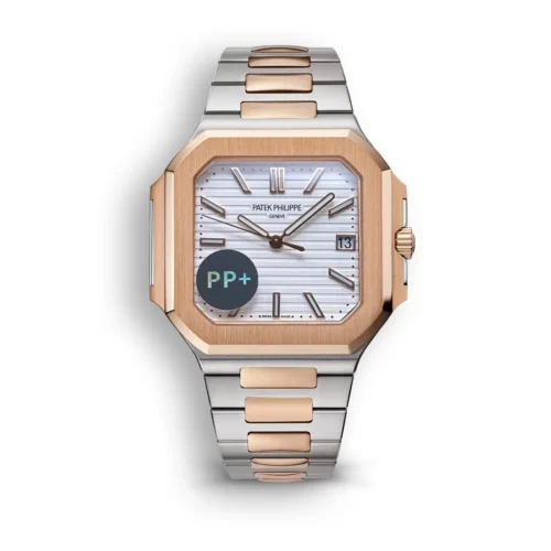 Replica Patek Philippe CUBITUS 5821 Rose Gold White Dial