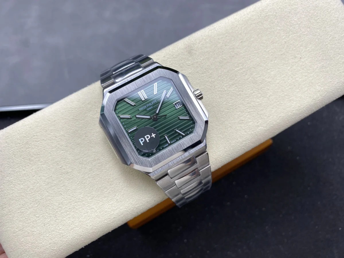 Replica Cubitus 5821 Patek Philippe </br> <span style="color: #a8927b; font-size: 90%;">45 mm Green Dial</span> - Image 6