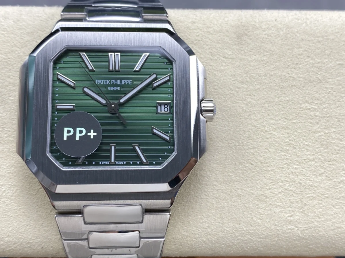 Replica Cubitus 5821 Patek Philippe </br> <span style="color: #a8927b; font-size: 90%;">45 mm Green Dial</span> - Image 5