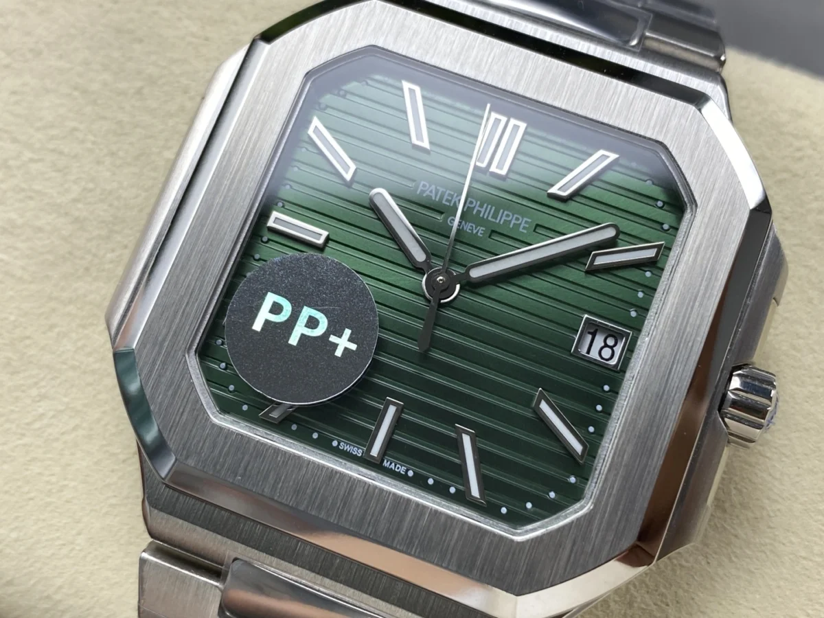 Replica Cubitus 5821 Patek Philippe </br> <span style="color: #a8927b; font-size: 90%;">45 mm Green Dial</span> - Image 4