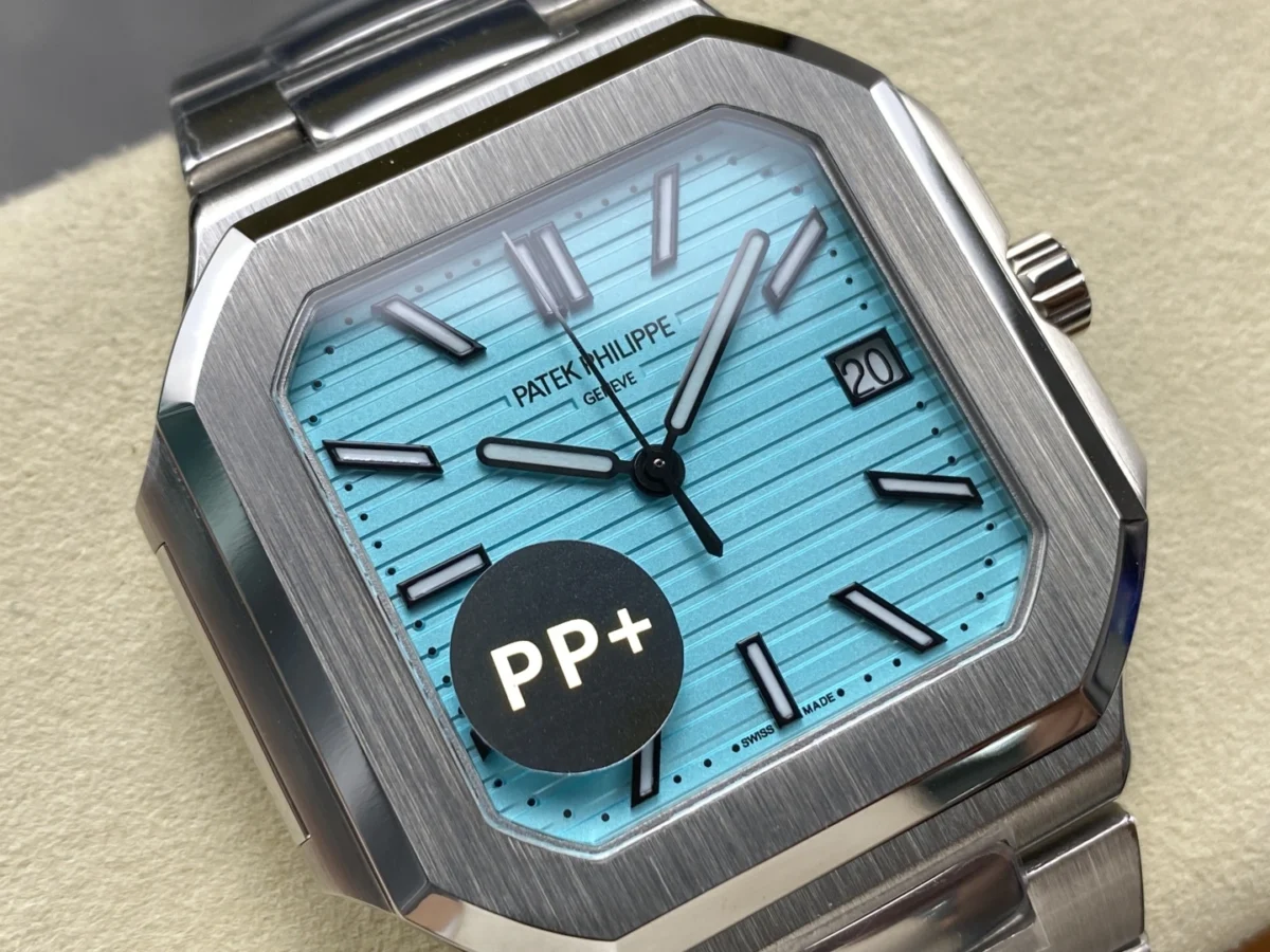 Replica Cubitus 5821 Patek Philippe </br> <span style="color: #a8927b; font-size: 90%;">45 mm Turquoise Dial</span> - Image 2
