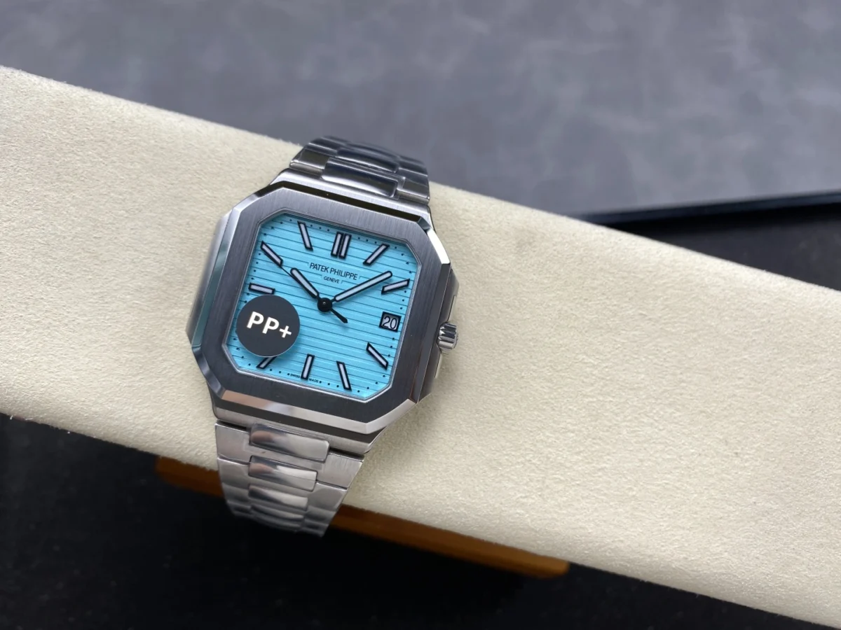 Replica Cubitus 5821 Patek Philippe </br> <span style="color: #a8927b; font-size: 90%;">45 mm Turquoise Dial</span> - Image 7