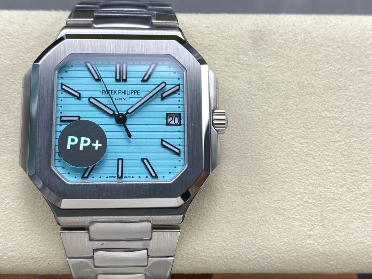 Replica Cubitus 5821 Patek Philippe </br> <span style="color: #a8927b; font-size: 90%;">45 mm Turquoise Dial</span> - Image 6