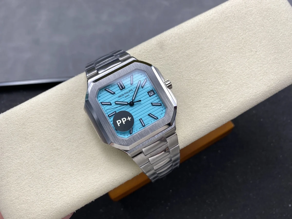Replica Cubitus 5821 Patek Philippe </br> <span style="color: #a8927b; font-size: 90%;">45 mm Turquoise Dial</span> - Image 5