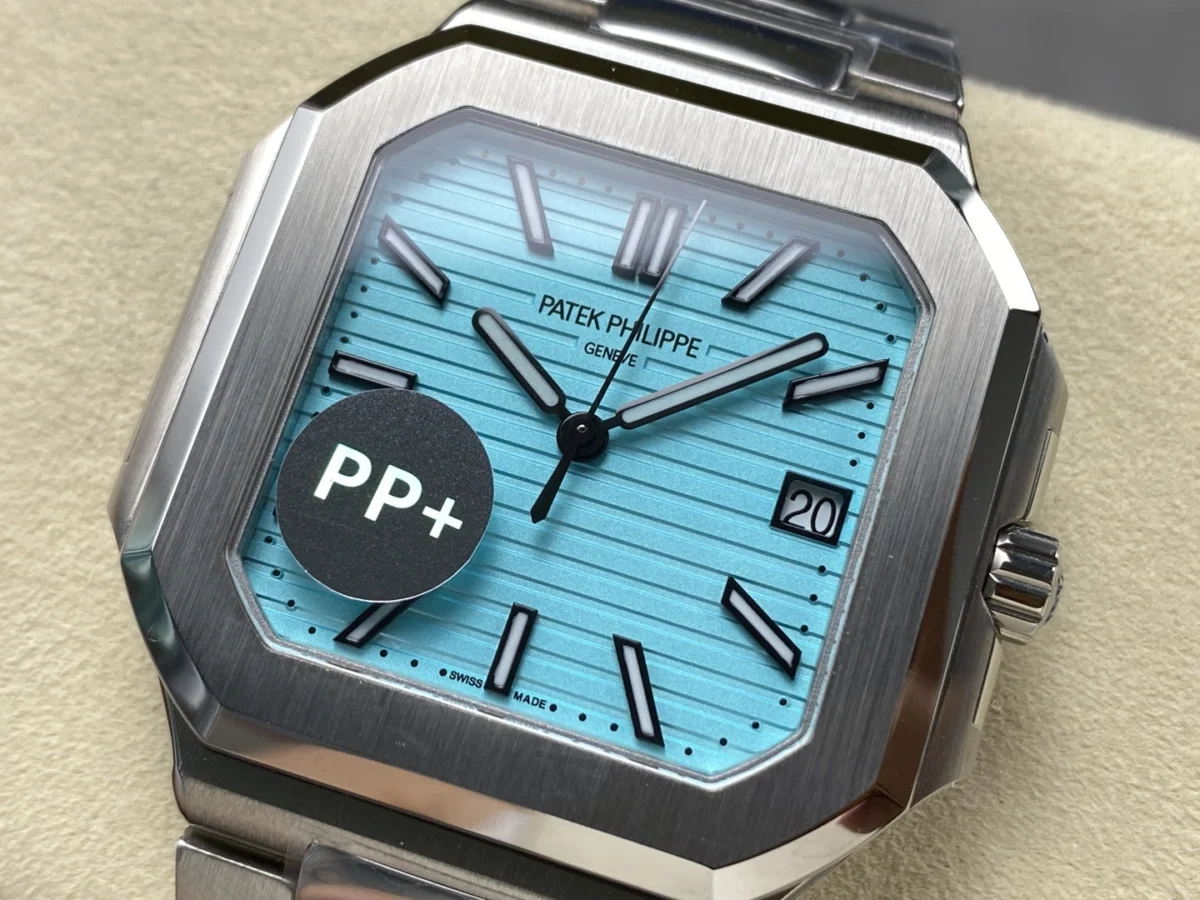 Replica Cubitus 5821 Patek Philippe </br> <span style="color: #a8927b; font-size: 90%;">45 mm Turquoise Dial</span> - Image 3
