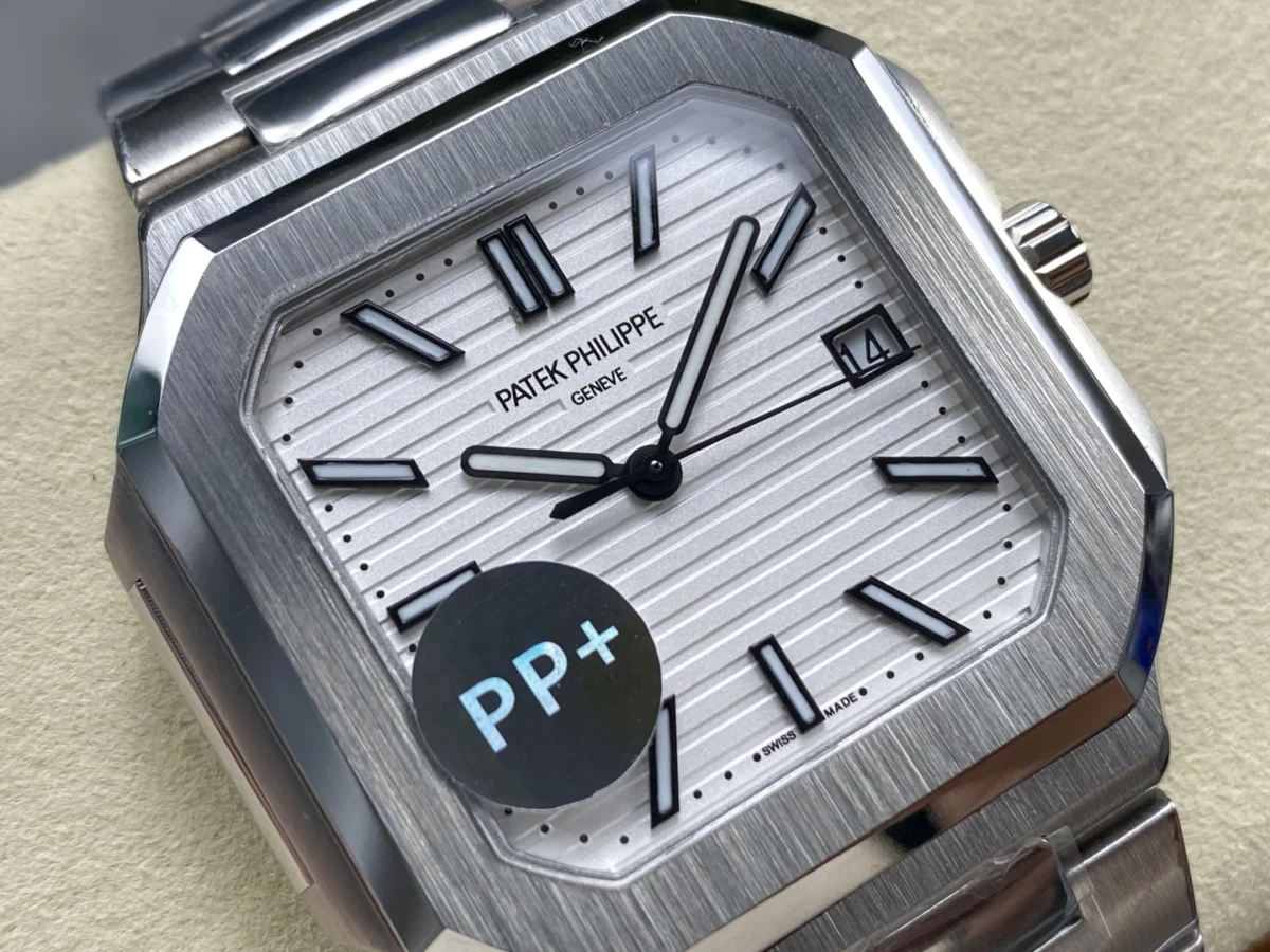 Replica Cubitus 5821 Patek Philippe </br> <span style="color: #a8927b; font-size: 90%;">45 mm White Dial</span> - Image 7