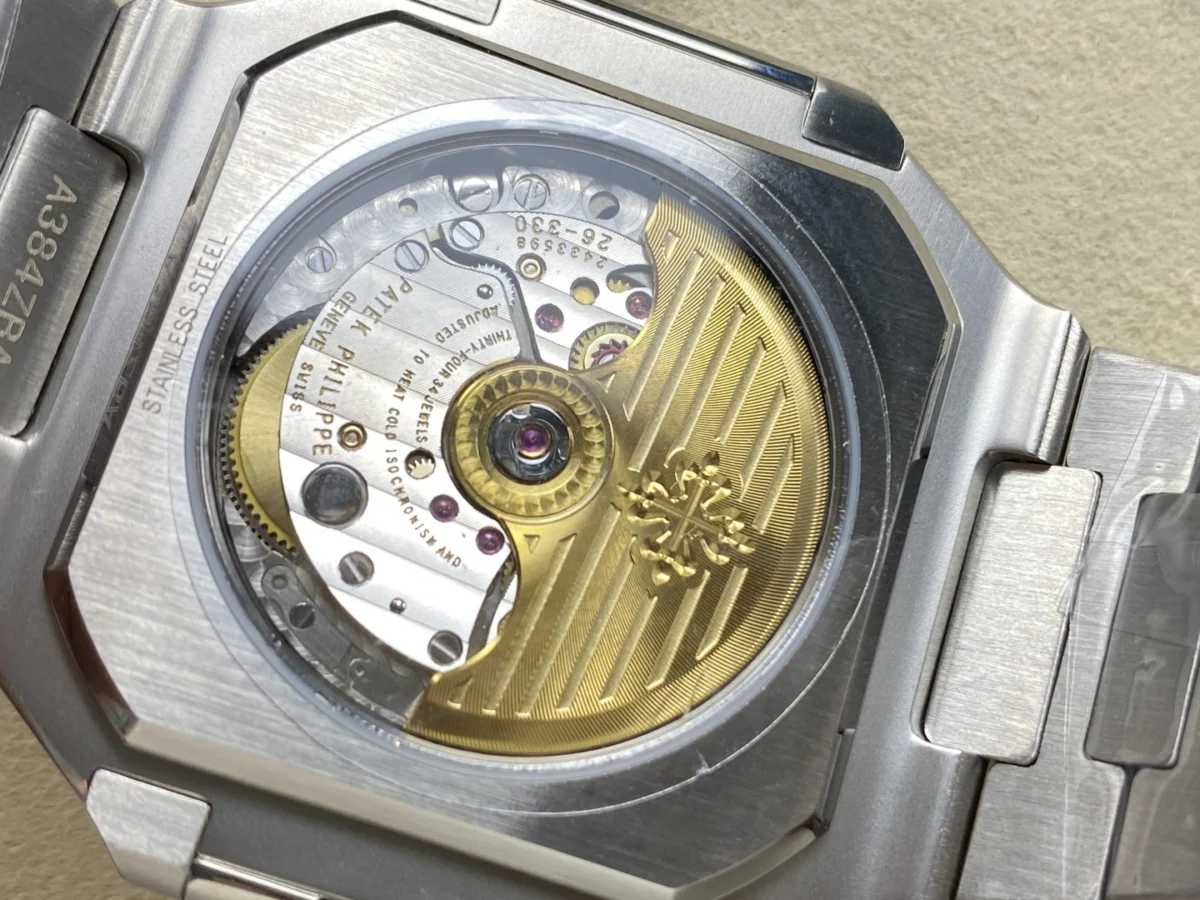 Replica Cubitus 5821 Patek Philippe </br> <span style="color: #a8927b; font-size: 90%;">45 mm White Dial</span> - Image 4
