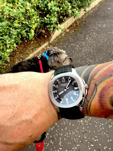 Aquanaut 5167A-001 Patek Philippe Date, Sweep seconds