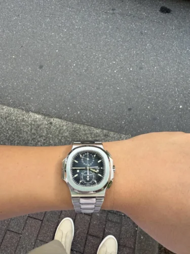 Replica Nautilus 5990/1A-011 Patek Philippe Flyback chronograph, Travel Time