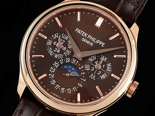 Replica Patek Philippe 5140R-012 brown dial rose gold 37.2mm
