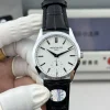 Patek Philippe Calatrava 6196P angle view showing dial and bezel