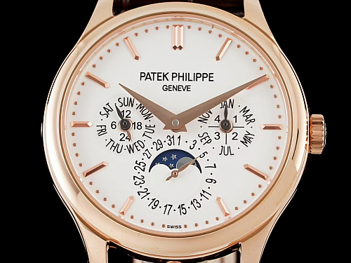 Replica Patek Philippe 5140R-011 rose gold 37.2mm perpetual calendar