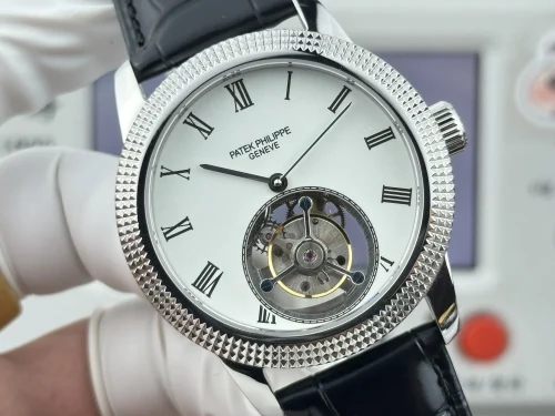 Replica Patek Philippe tourbillon white dial 42mm