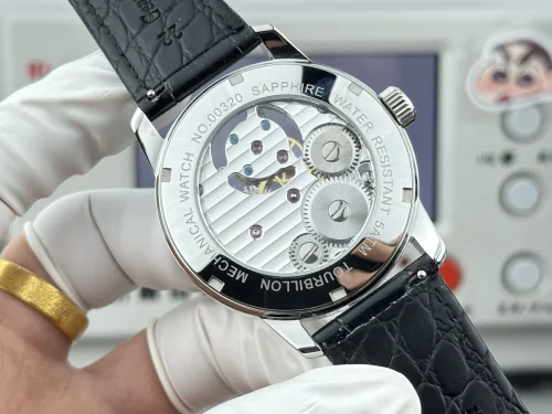 Replica Patek Philippe tourbillon white dial 42mm