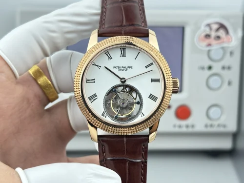 Replica Patek Philippe tourbillon white dial 42mm