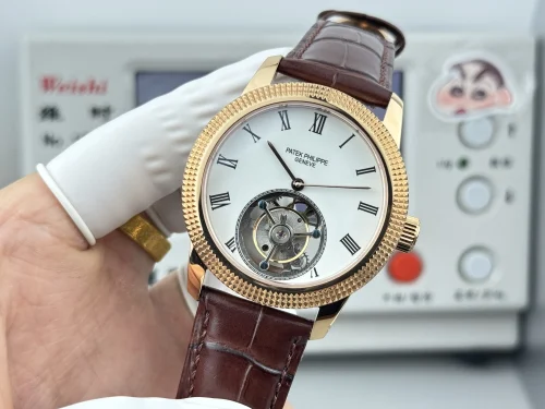 Replica Patek Philippe tourbillon white dial 42mm
