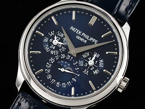 Superclone Patek Philippe 5140R-013 white gold 37.2mm blue dial perpetual calendar