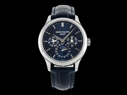 Superclone Patek Philippe 5140R-013 white gold 37.2mm blue dial perpetual calendar