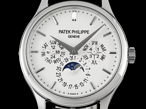 Superclone Patek Philippe 5140R-016 white gold 37.2mm white dial perpetual calendar