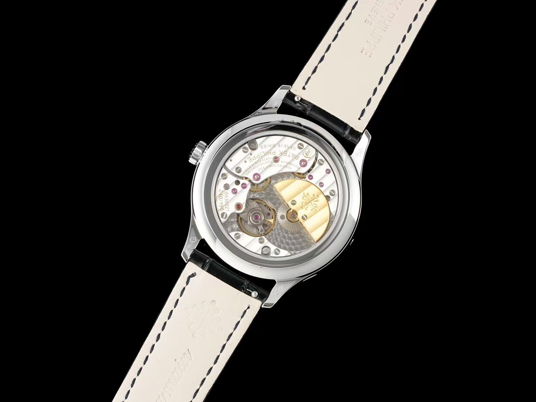 Superclone Patek Philippe 5140R-016 white gold 37.2mm white dial perpetual calendar