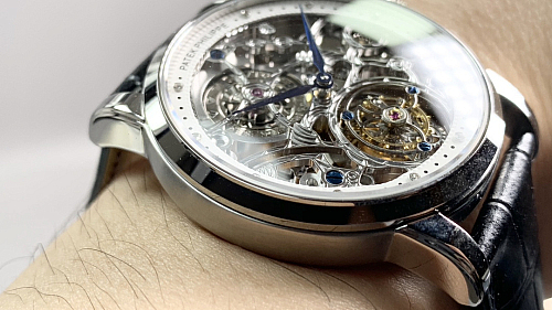Replica Patek Philippe 5104P-001 white gold skeleton tourbillon