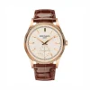 Replica Patek Philippe Calatrava 6119R-001 rose gold 39mm dial leather strap