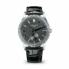 Replica Patek Philippe Calatrava 6119R-002 white gold 39mm black dial leather strap