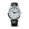 Replica Patek Philippe Calatrava 6196P-002 white dial 38mm leather strap