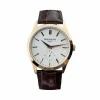 Replica Patek Philippe Calatrava 6196P-003 rose gold white dial 38mm leather strap