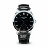 Replica Patek Philippe Calatrava 6196P-004 black dial 38mm leather strap