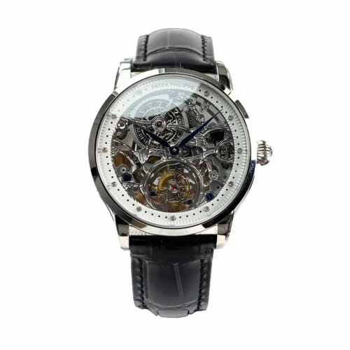 Replica Patek Philippe 5104P-001 white gold skeleton tourbillon