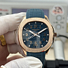 Replica Aquanaut 5269R-001 Patek Philippe Luce Travel Time Home crown detail