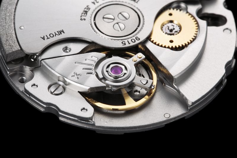 Miyota 9015 movement with custom decoration for replica watches